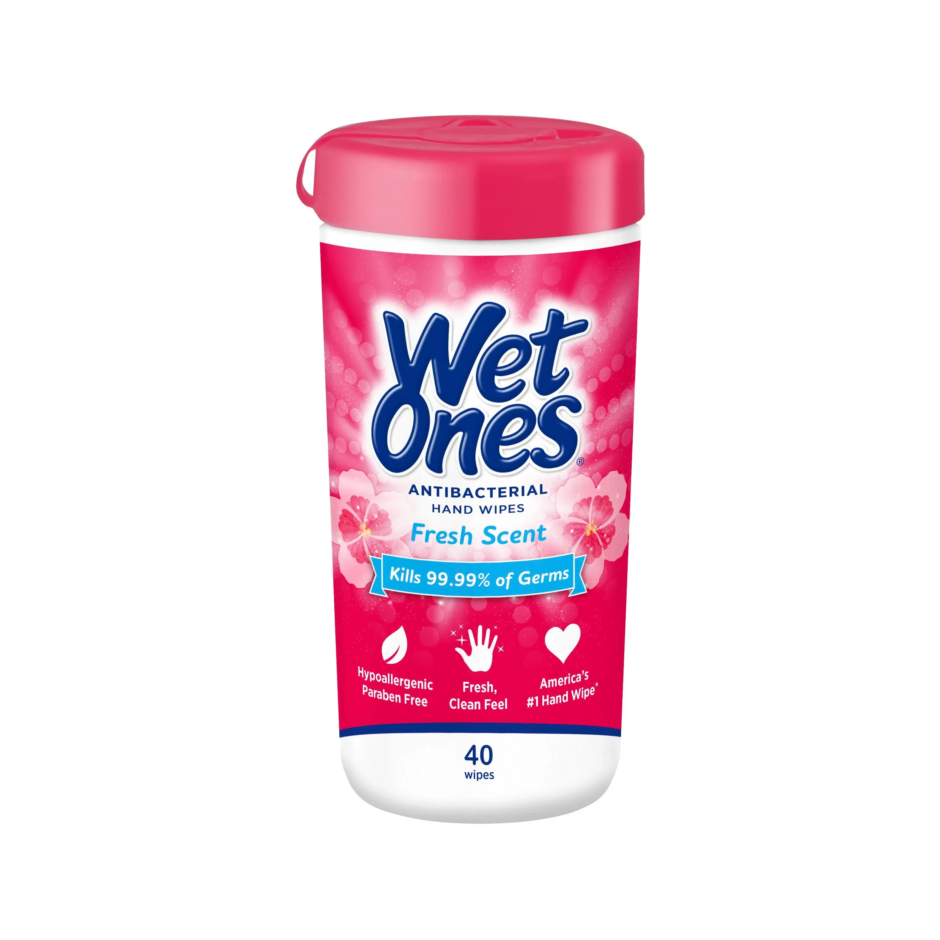 Wet Ones Antibacterial Hand Wipes, Fresh Scent Wipes | Travel Wipes Case, Antibacterial Wipes | 20 ct. Travel Size Wipes (10 pack)