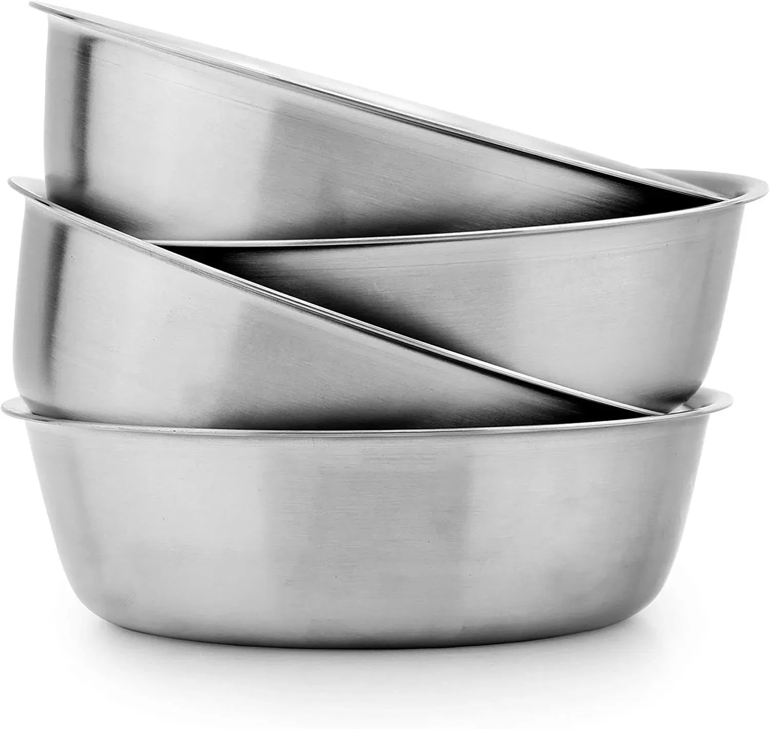 Darware Heavy Duty Stainless Steel Bowls for Baby, Toddlers 4pk; Small Bowls for Children, Desserts, Portion Control & Pets 1-Cup Serving Size