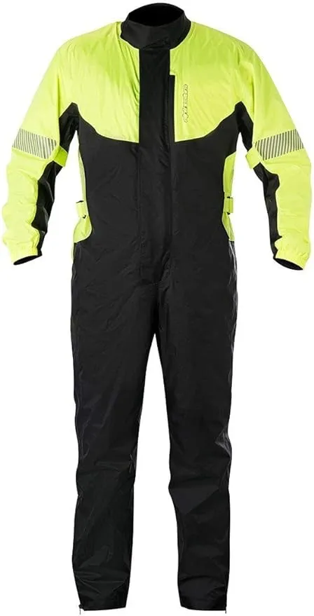 Alpinestars Hurricane One-Piece Rain Suit (MEDIUM) (YELLOW/BLACK)