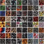 Hydrographics Film Skulls&Flamme Water Transfer Printing 5 Packs of Amazing Random Water Transfer Film (5 Rolls X3.3FT) WTP Film