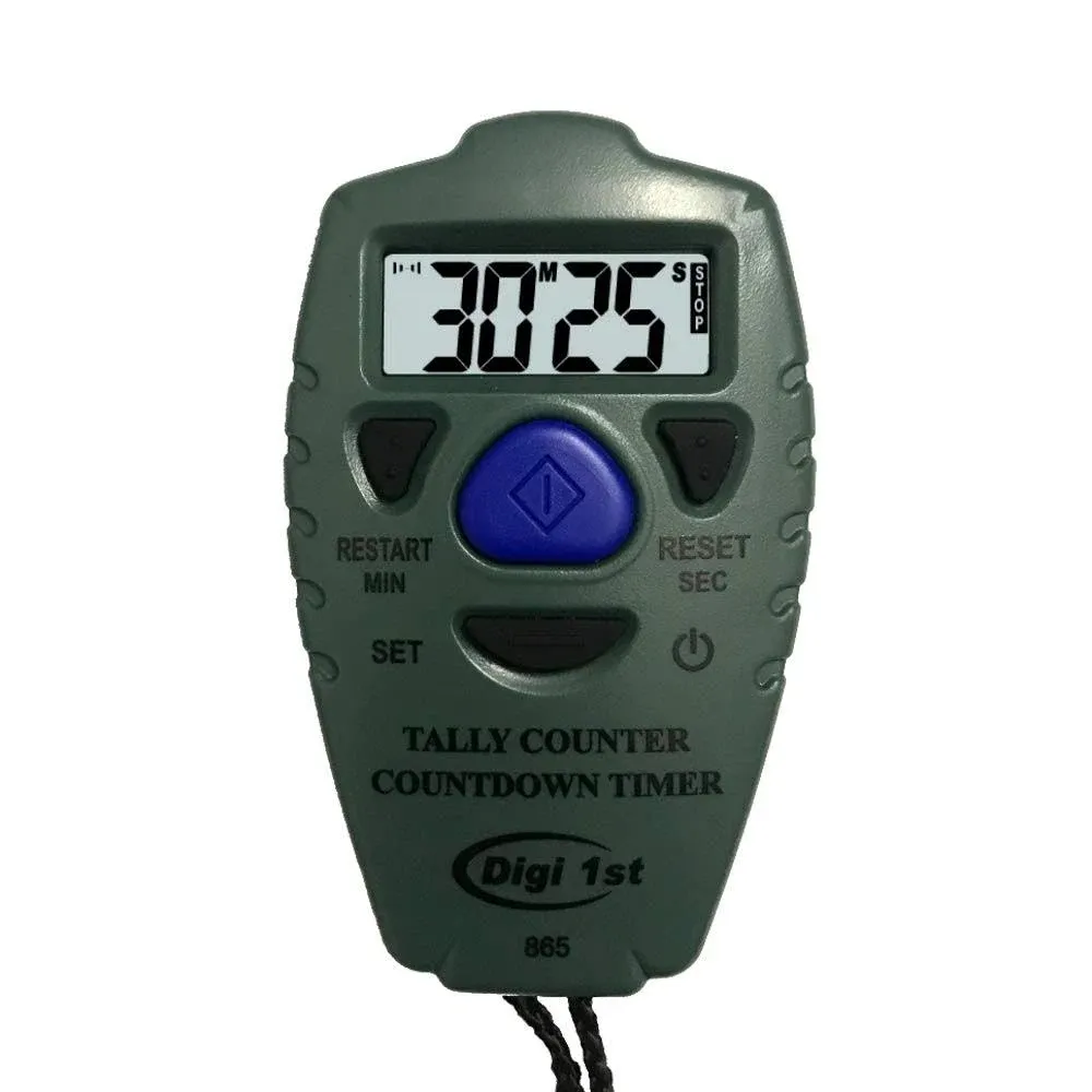 Digi 1st TC-865 Digital Tally Counter with Countdown Timer