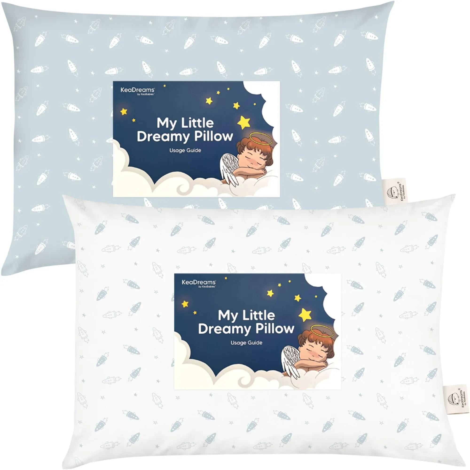 2-Pack Toddler Pillows (Spacecrafts)