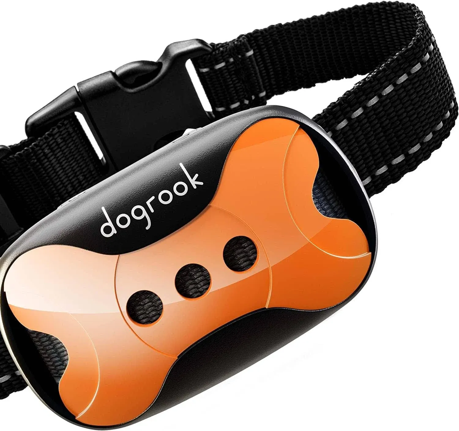 DogRook Dog Bark Collar- Rechargeable Bark Collar- Humane No Shock Barking Collar- with Vibration & Beep- Bark Collar for Small Medium & Large