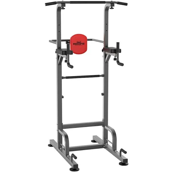 RELIFE REBUILD YOUR LIFE Power Tower Workout Dip Station