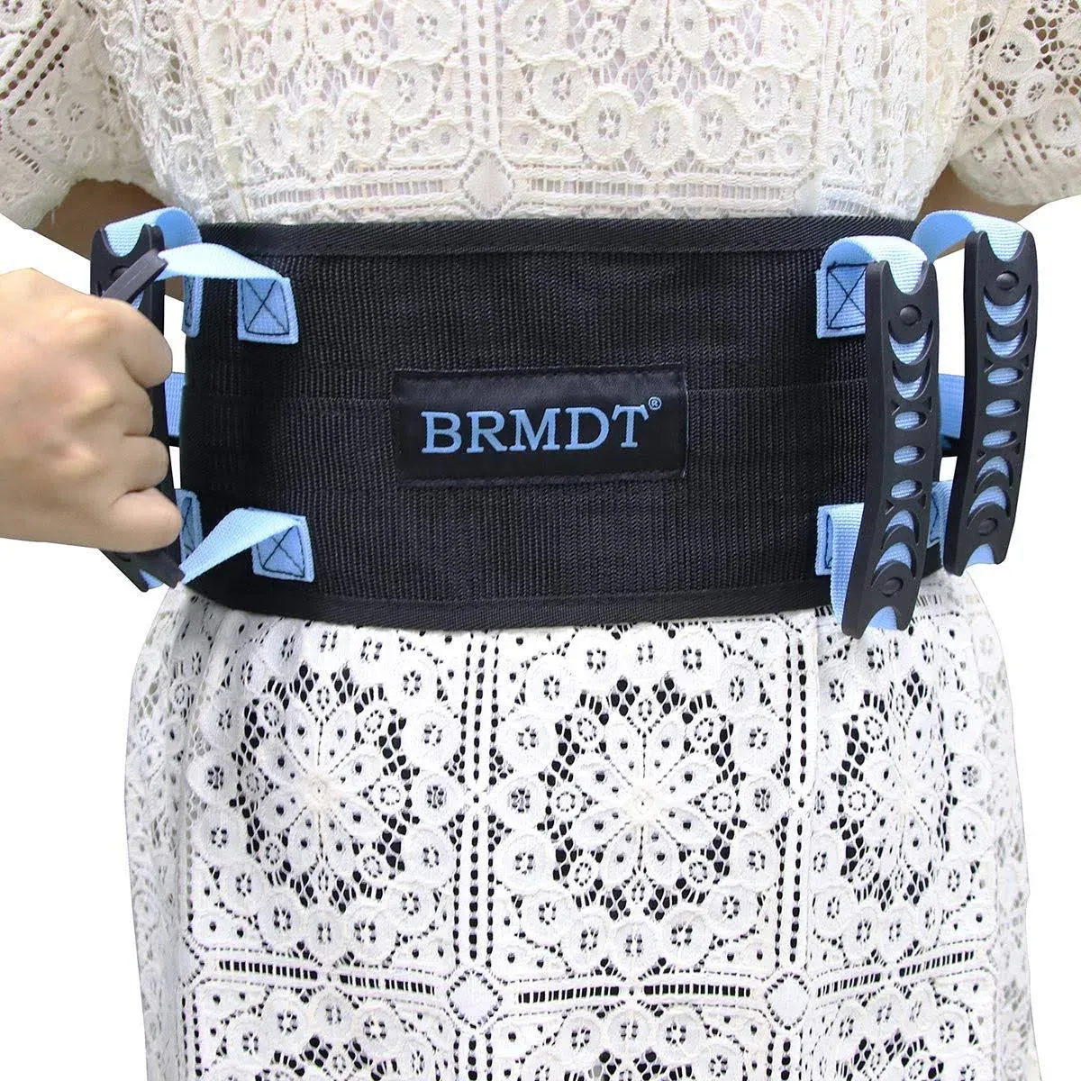 Gait Belts Transfer Belts With Handle, Seat Belt for Wheel Chair - Safety Gait Patient Assist-Lift Gait Belt Transfer Belt with Handles, One-click Quick Release Locking Buckle (31"-54")