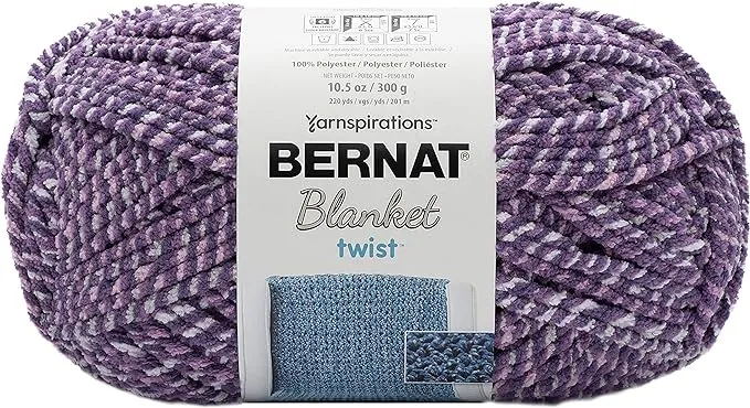 BERNAT BLANKET TWIST, GRAPE KISS