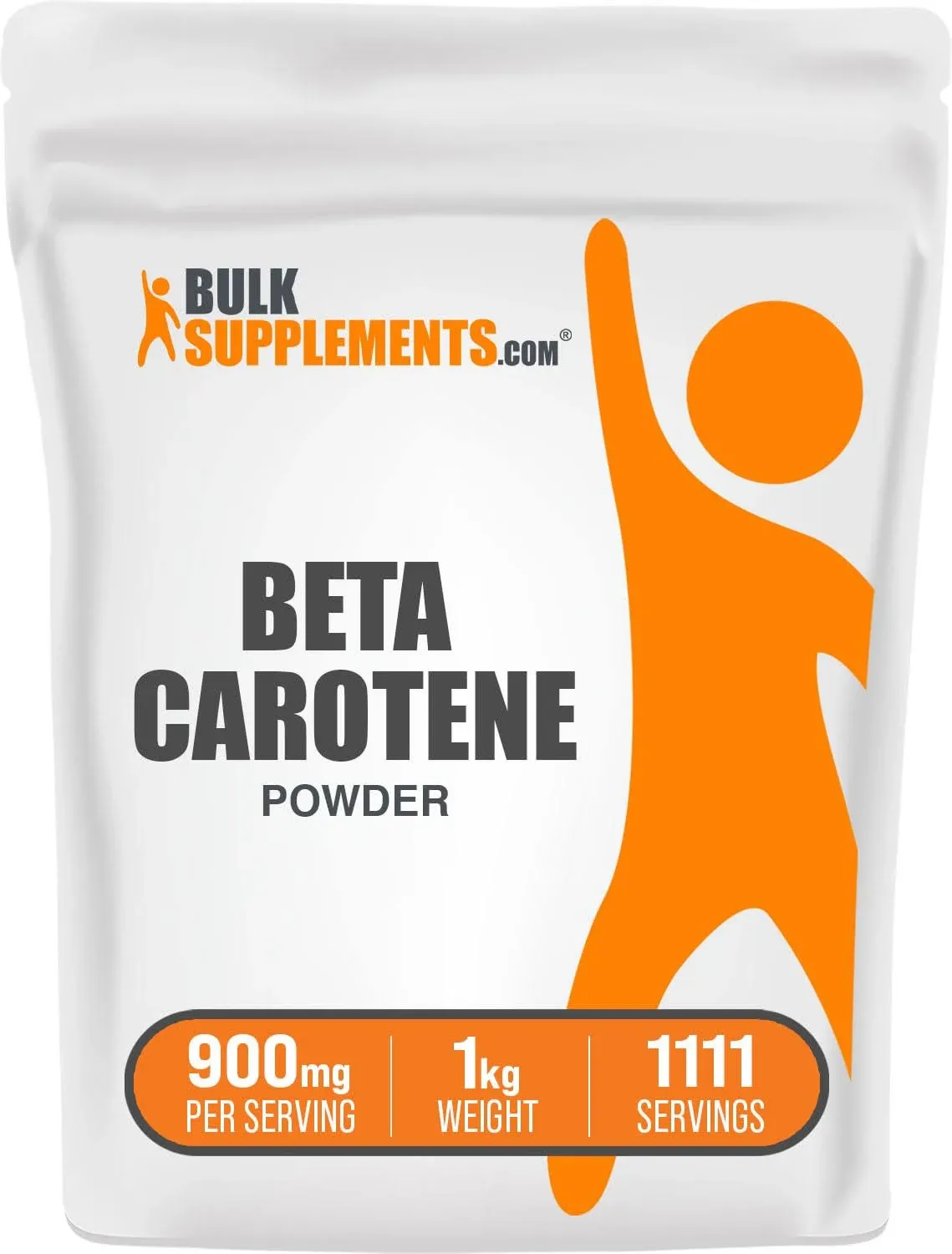 BulkSupplements Pure Beta Carotene 1% (CWS) Powder (1 Kilogram)