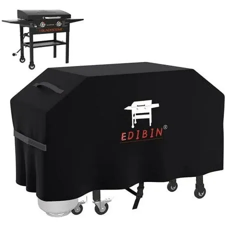 Blackstone 45-in W x 25-in H Black Gas Grill Cover