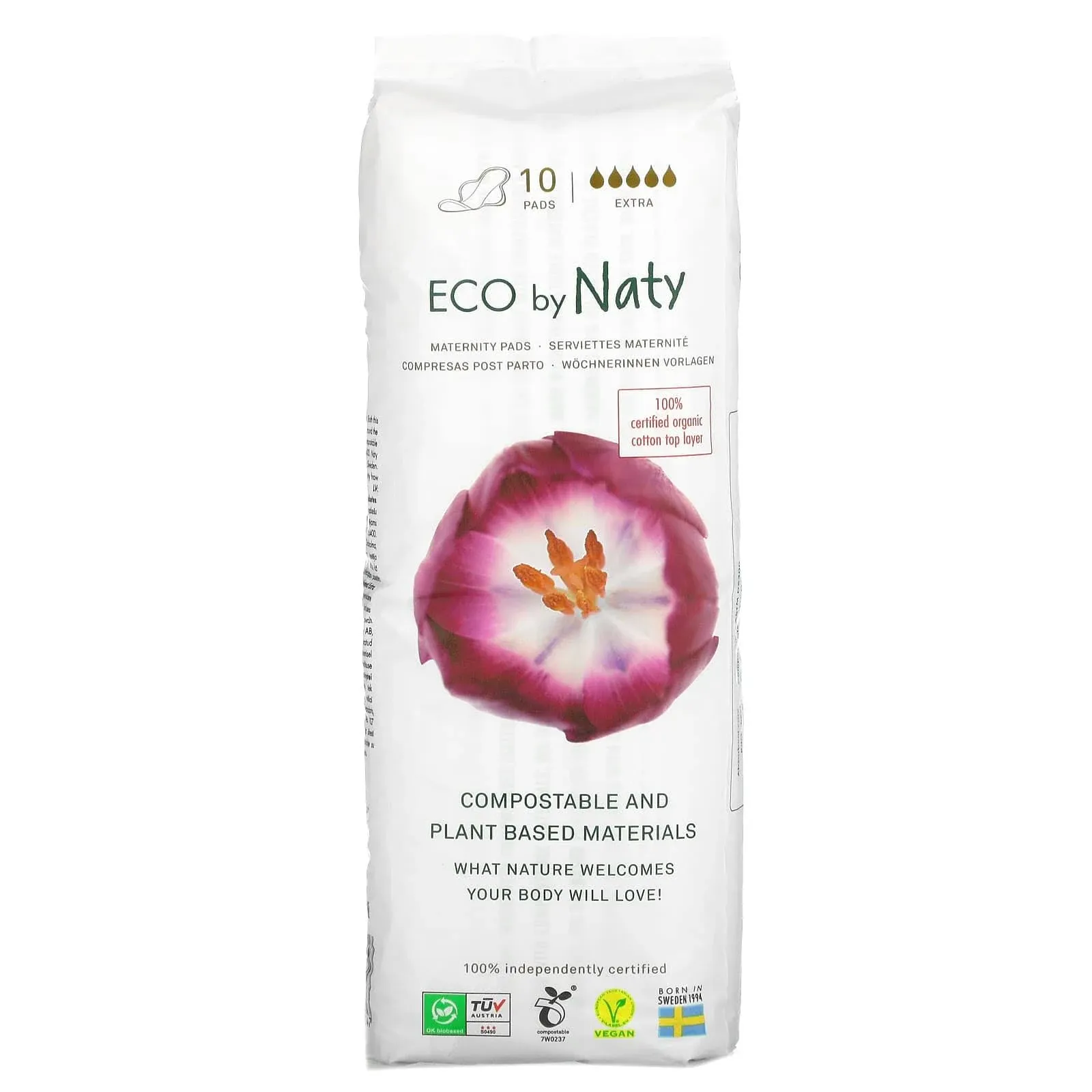 Naty Maternity Pads Extra 10 Pads