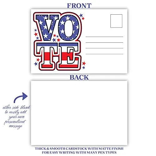 m&h invites 100 Vote Postcards