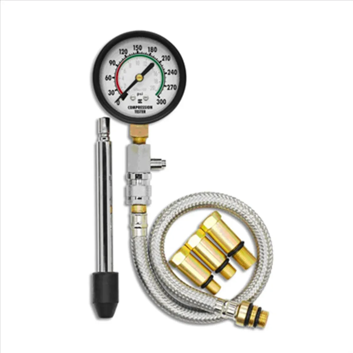 Innova 3614 Compression Tester Tool Set:  0-300 PSI Range,15&#034; Hose Length Kit