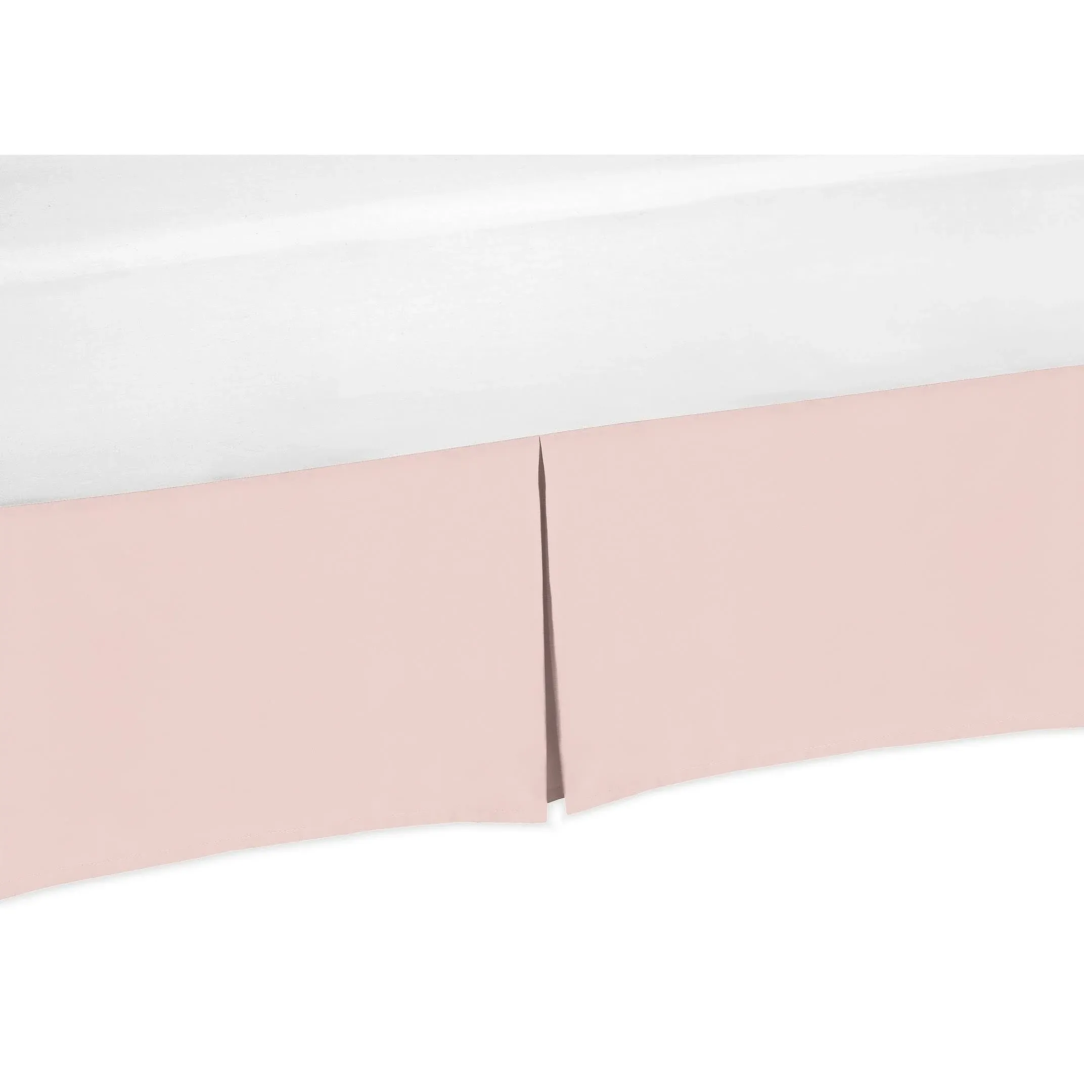 Blush Pink Baby Girl Pleated Crib Bed 52x28x15 Inch (Pack of 1), 