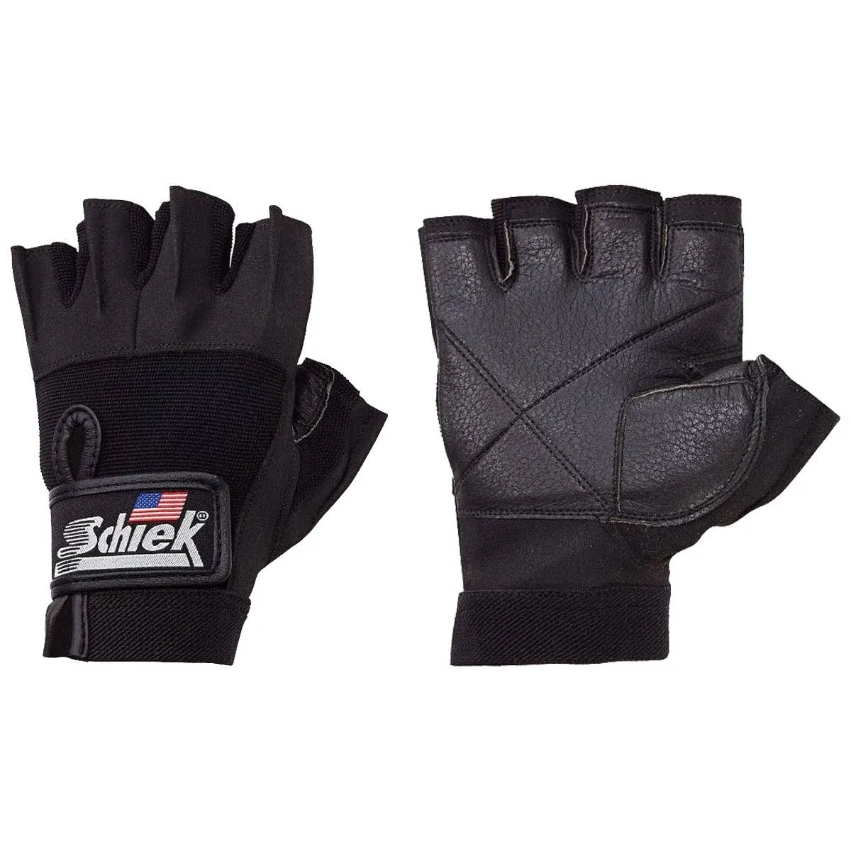 Schiek Sports H-715L Premium Gel Lifting Gloves - L