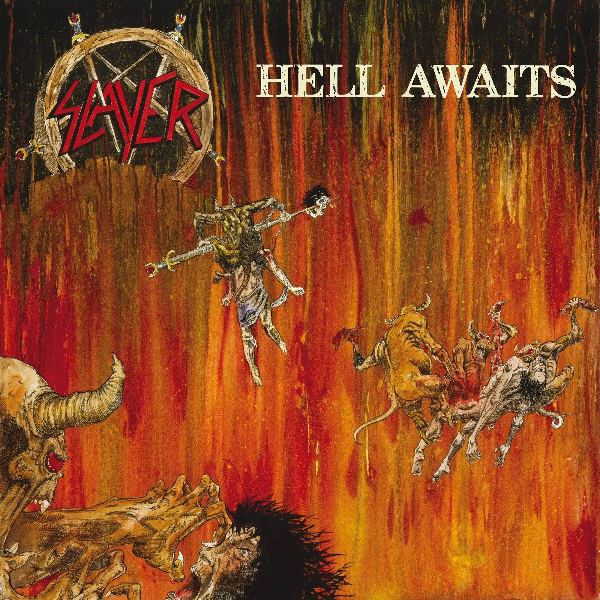 SLAYER Hell Awaits CD Metal Blade Remastered 2004 VG+ 3984-14031-2