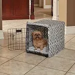 Midwest QuietTime Defender Covella Dog Crate Cover Gray