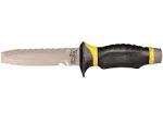 Underwater Kinetics Blue Tang Titanium Blunt Tip Dive Knife (Yellow)