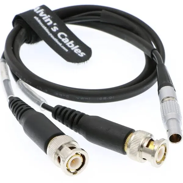 TIME CODE Input Output Cable for Sound Devices XL-LB2 5 Pin Male to BNC