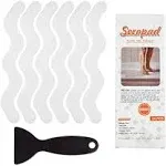 Secopad Patented Anti Slip Shower Stickers 24 Pcs Safety Bathtub Strips Adhesive Decals with Premium Scraper for Bath Tub Shower Stairs