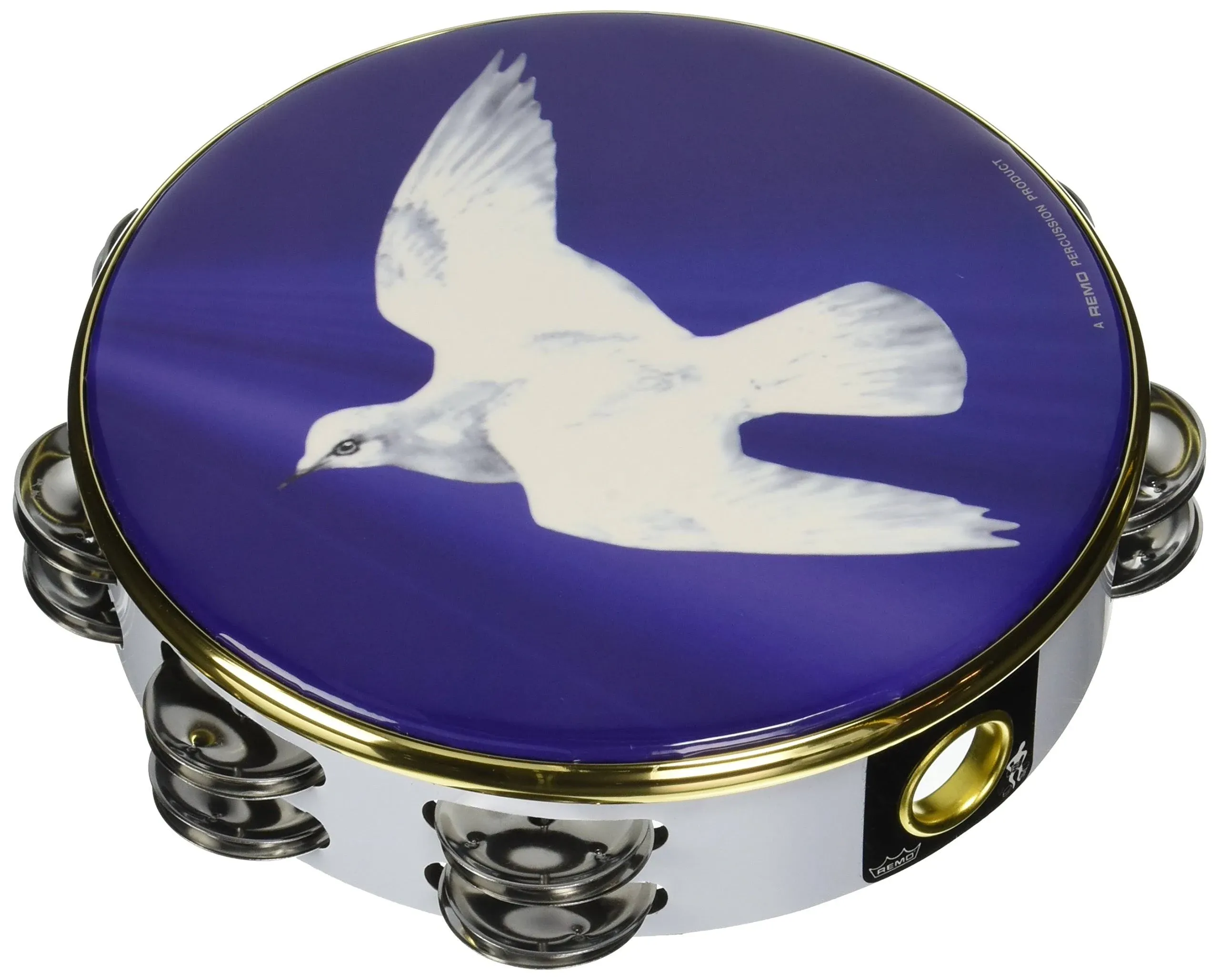 Remo Dove Tambourine 8 in. 16 Jingles