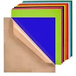 10 Pieces &amp; 10 Colors Cast Acrylic Opaque (No-Transparen<wbr/>t) Plastic Sheet 8 X 8