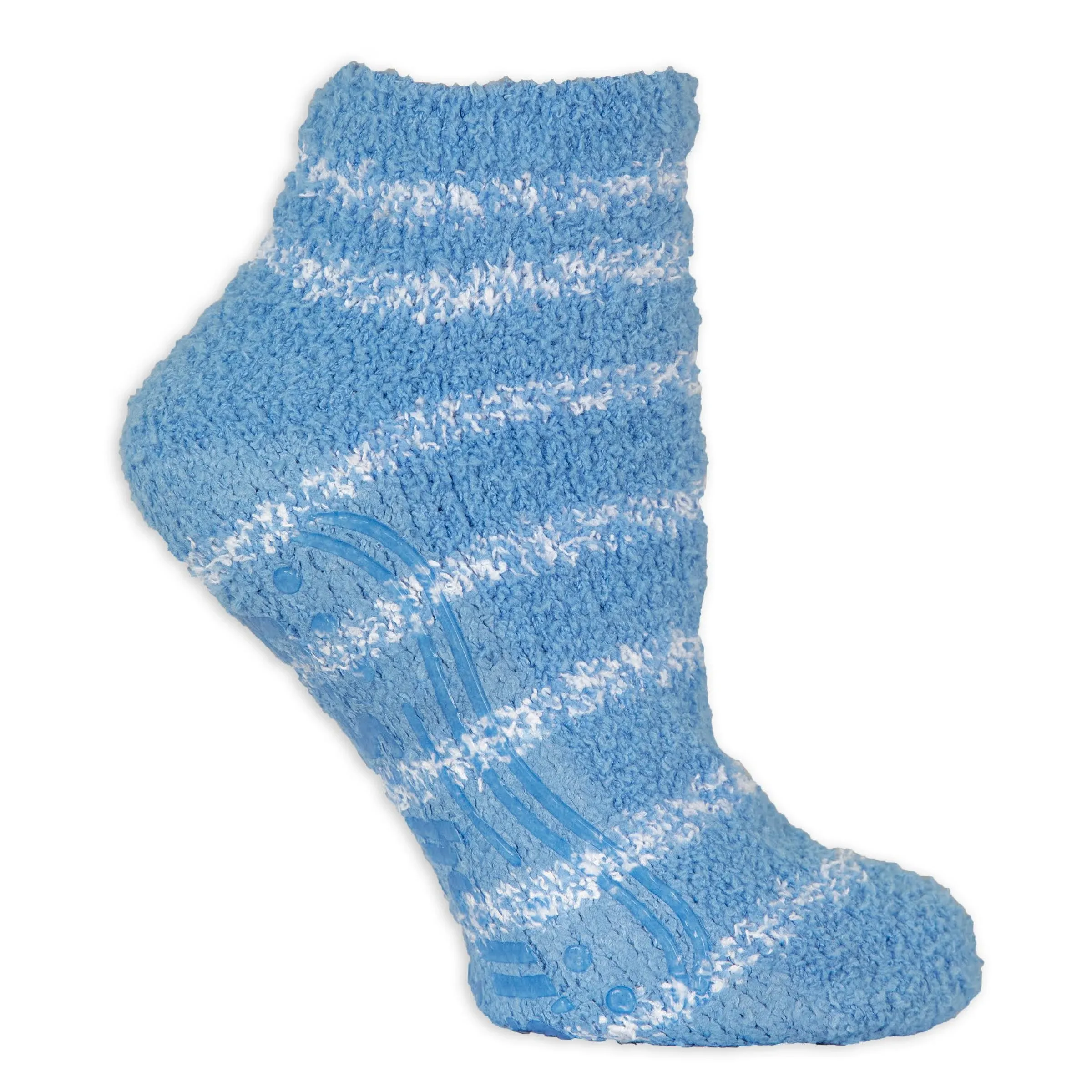 Dr. Scholl’s Women’s Fuzzy Spa Socks - Cozy Low Cut 2 & 3 Pairs - Lavender & Vitamin E Infused