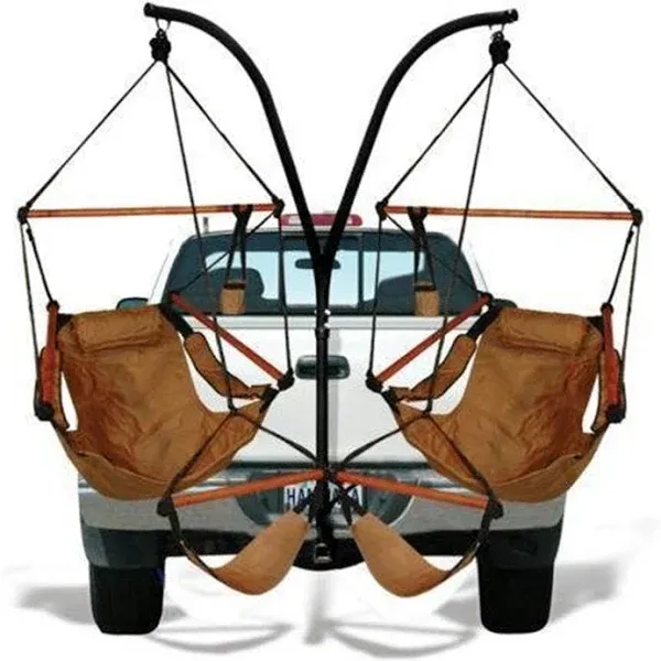 Hammaka Hammocks Trailer Hitch Stand With Hammock Chairs Combo Natural Tan