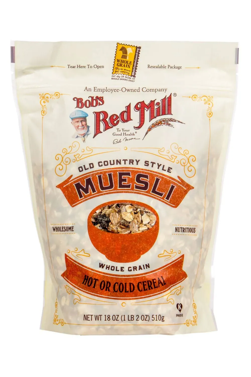 Bob's Red Mill Cereal Muesli, 18-Ounce Bags (4 Pack)