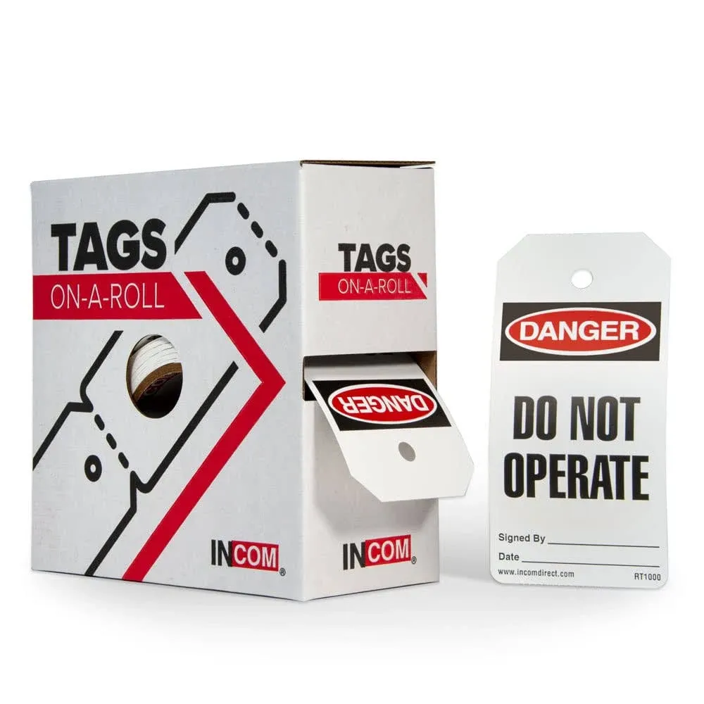 INCOM® Danger Do Not Operate Lockout Tags