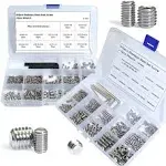 830Pcs Metric + Standard SAE Allen Head Socket Hex Grub Screw Set Assortment Kit