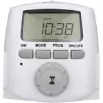 Intermatic DT620 Heavy Duty Indoor Digital Plug-in Timer, White