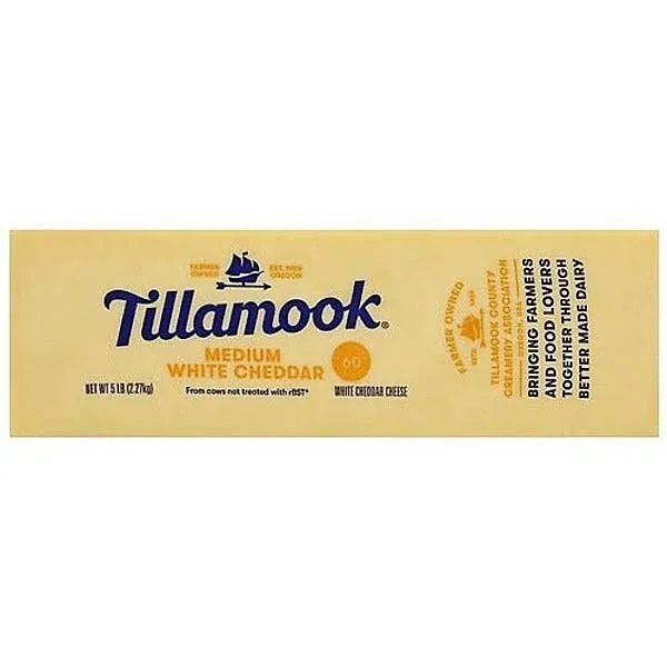 Tillamook Medium White Cheddar Cheese