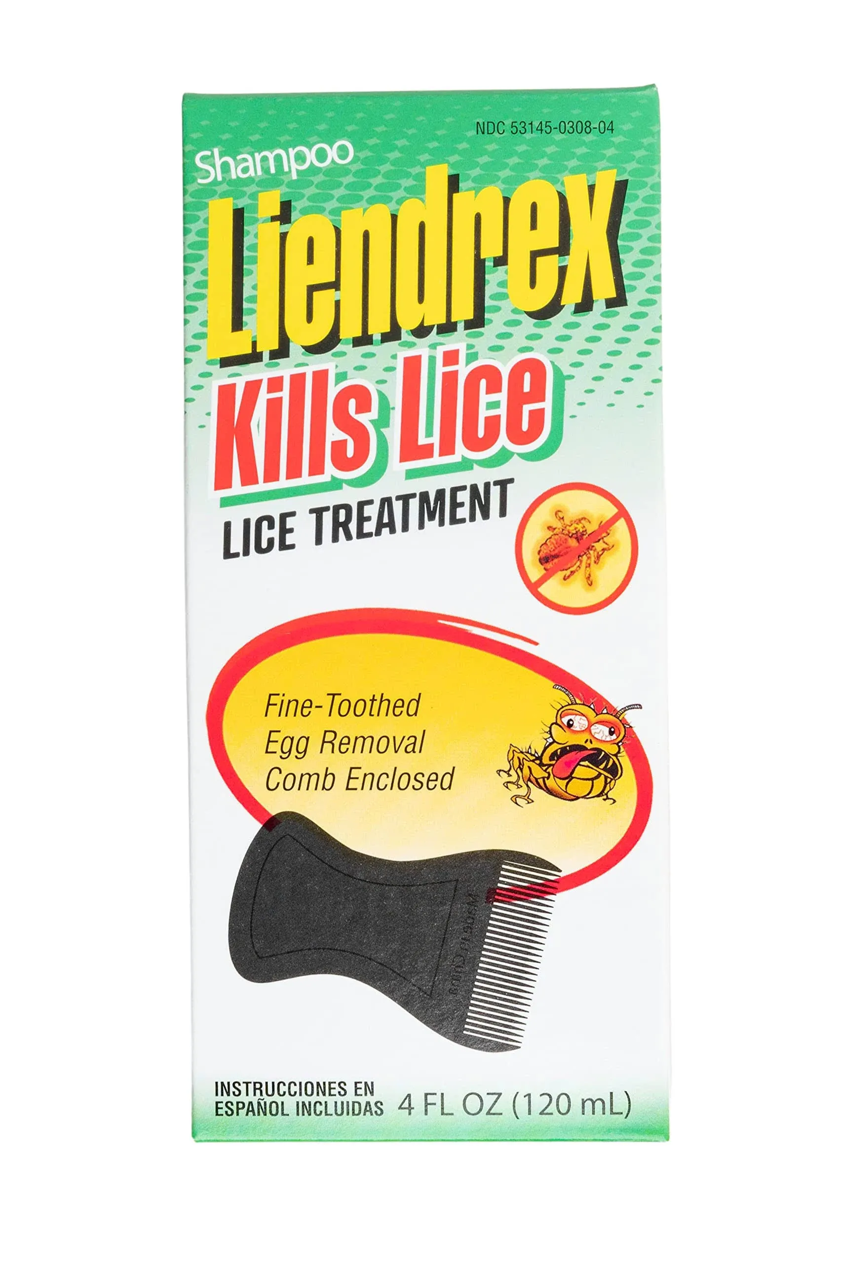 Liendrex Kills Lice Shampoo - 4 fl oz