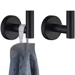 JQK Black Bathroom Towel Hook