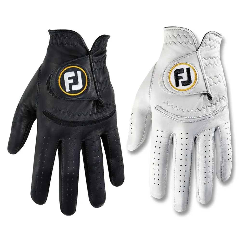 FootJoy Mens Stasof Golf Gloves Black