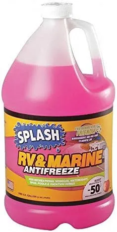 Splash RV/Marine Antifreeze, 1 gal, Plastic Bottle, -50 Point Freezing (F) 1