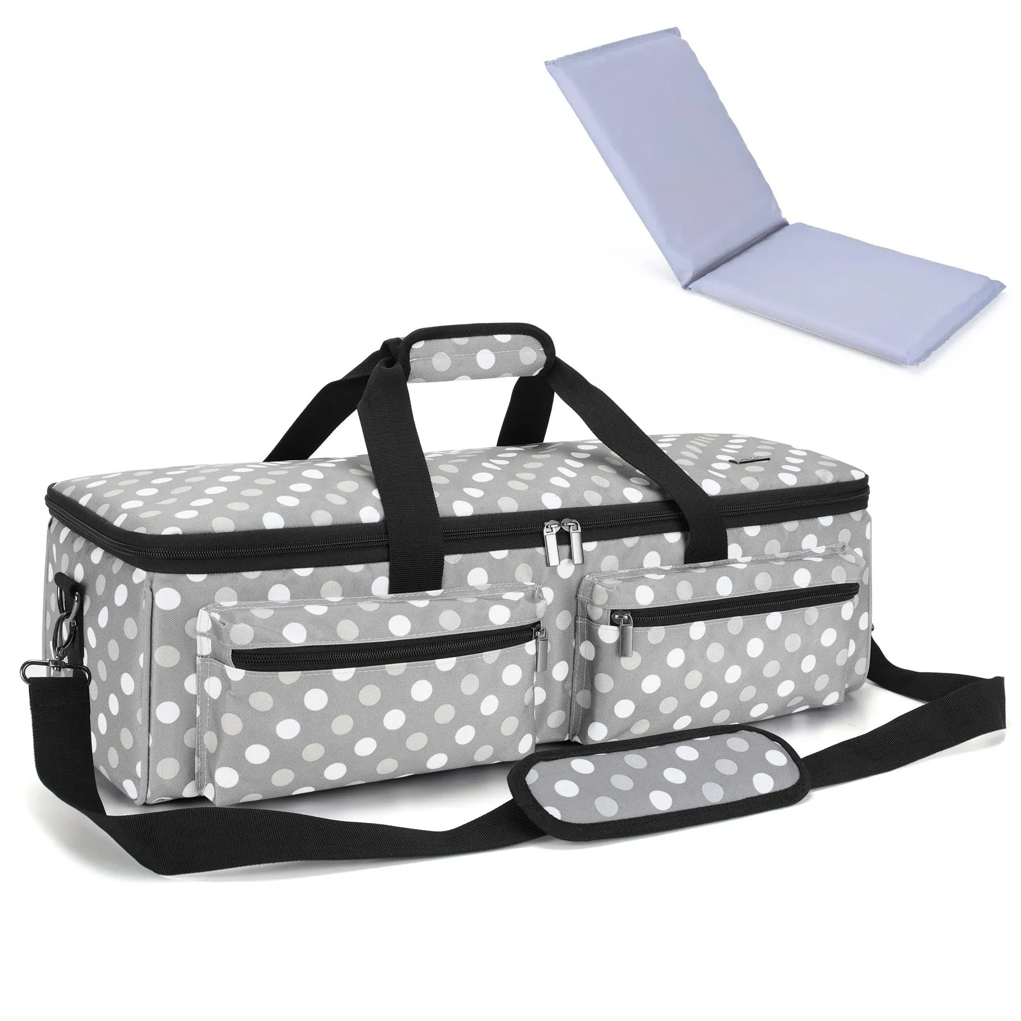 LUXJA Carrying Bag Compatible with Cricut Explore Air and Maker, Tote Bag Compatible with Cricut Explore Air, Silhouette Cameo 4 and Supplies (Bag