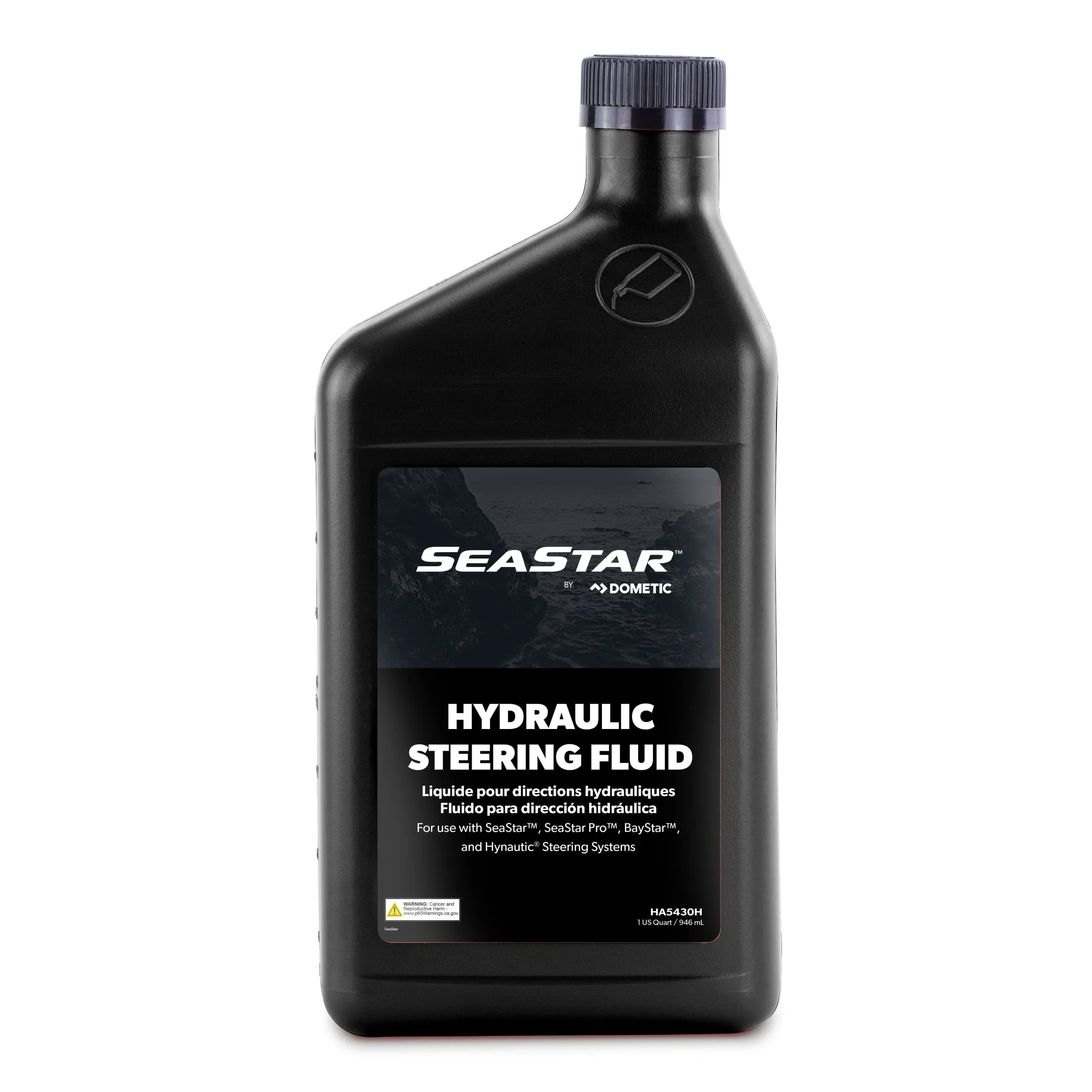 SeaStar Boat Hydraulic Steering Fluid HA5430H Marine Series; Use With SeaStar And BayStar Steering Systems; 1 Quart; Single