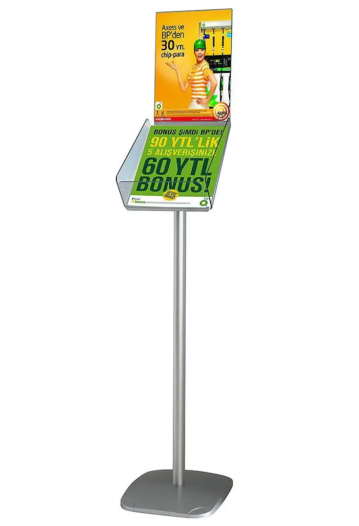 57.5 Inch Tall Free Standing Displays, Sign, Flyer, or Advertisement Holder