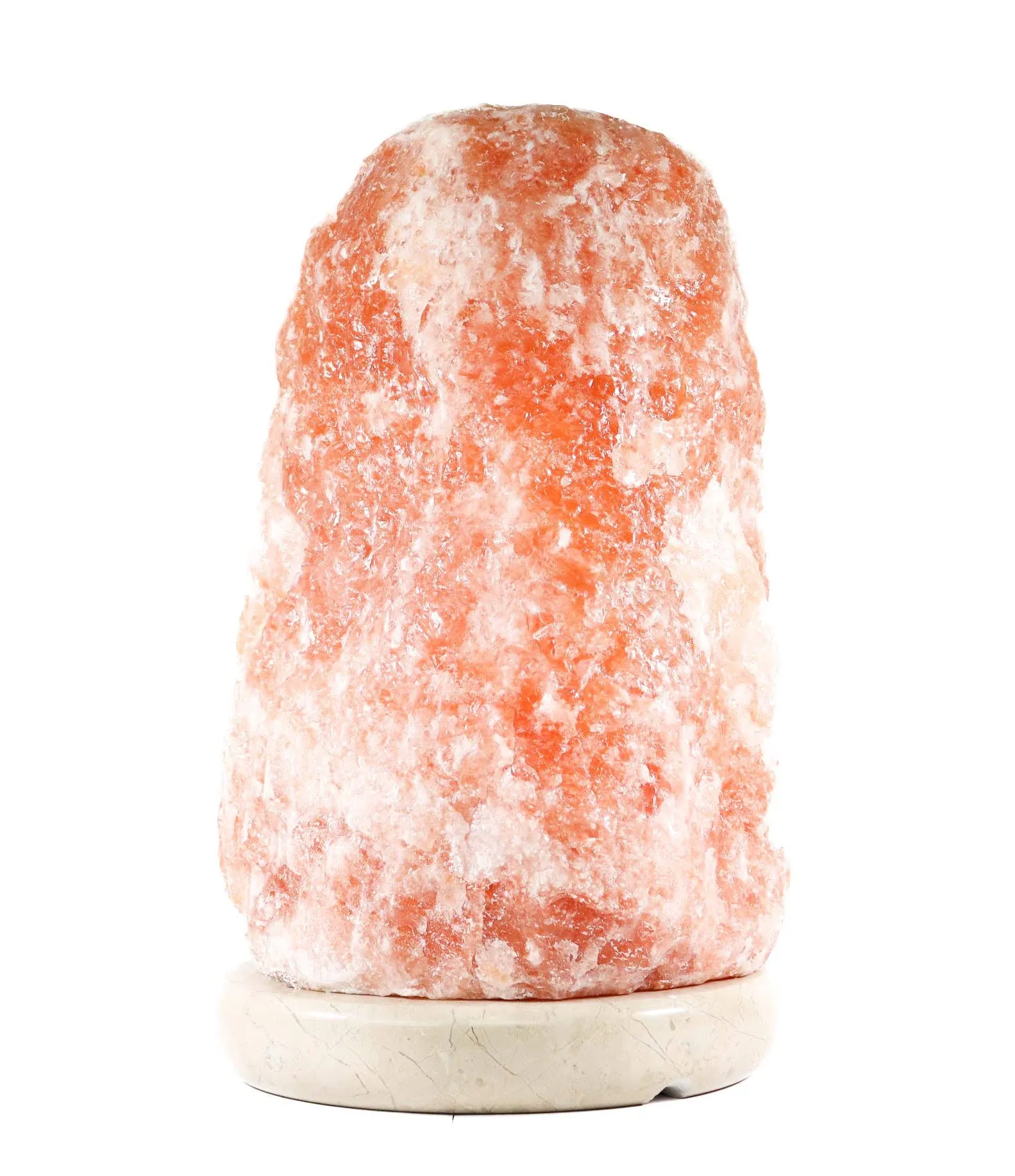 Himalayan Secrets X-Large Salt Lamp with Marble Base - Natural Pink Crystal ...