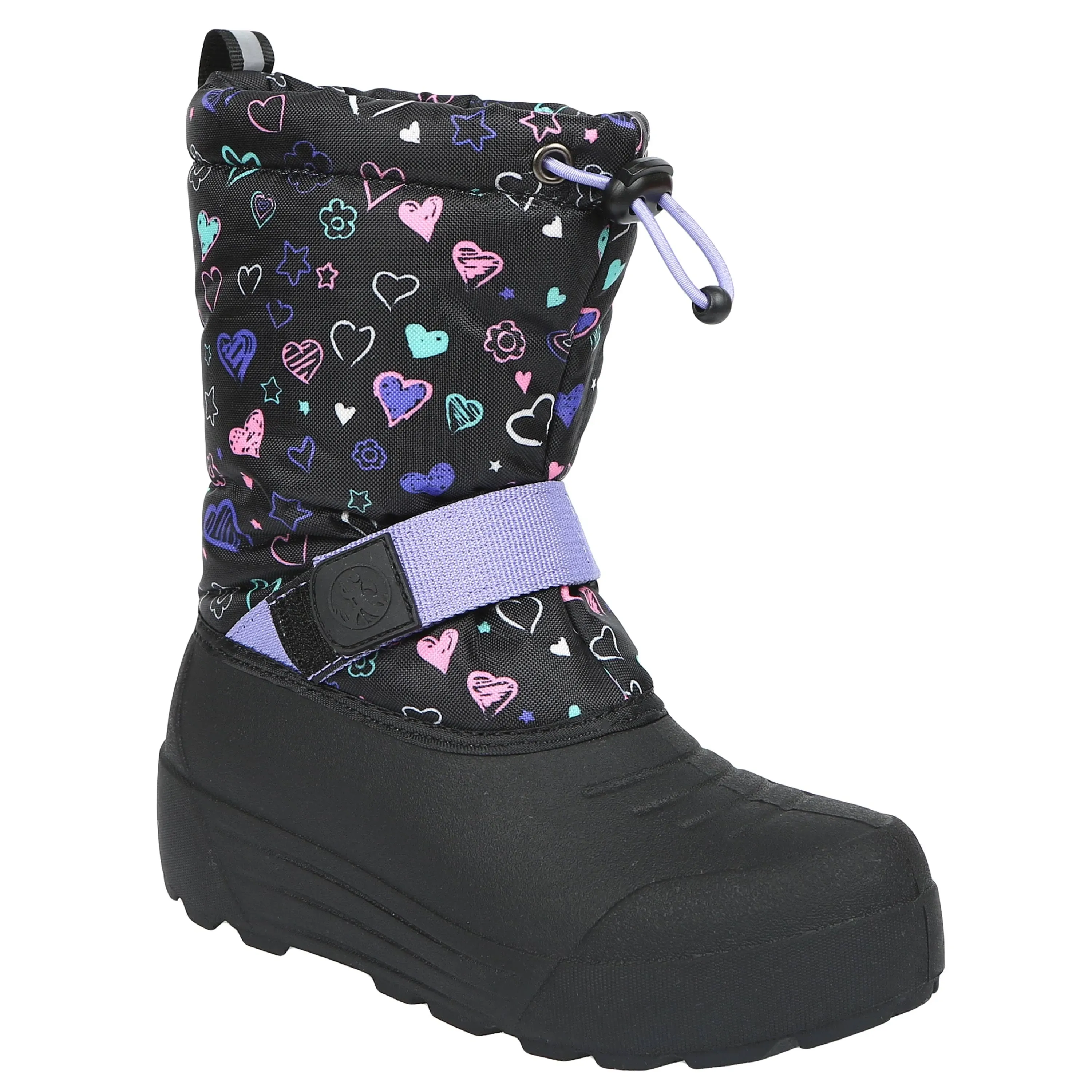 Northside Frosty Insulated Winter Snow Boots for Girls and Boys with Rugged, Water Resistant Nylon Upper, Quick-Drying Lining, Removable EVA Insole, and Durable TPR Outsole