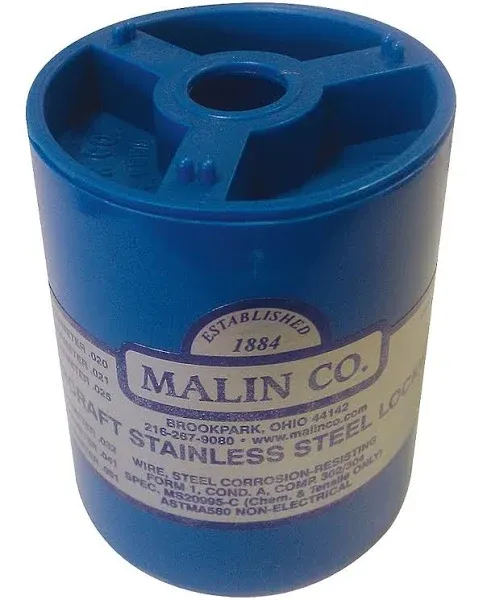 Military Standard MS20995C25 Stainless Steel 0.025" Diameter DFAR 252.225-7009 Complaint Safety Wire - 1 lb Roll