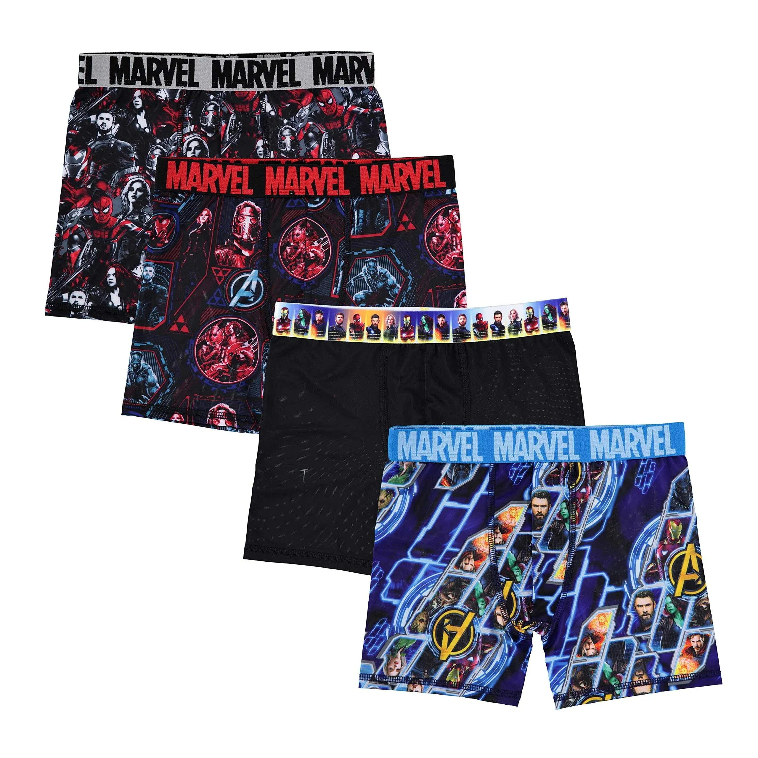 Avengers 4 Pack Boxer Briefs Kid’s Size Medium 8