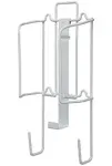 Whitmor Wire Over The Door Ironing Caddy - Iron and Ironing Board Storage Organizer,White