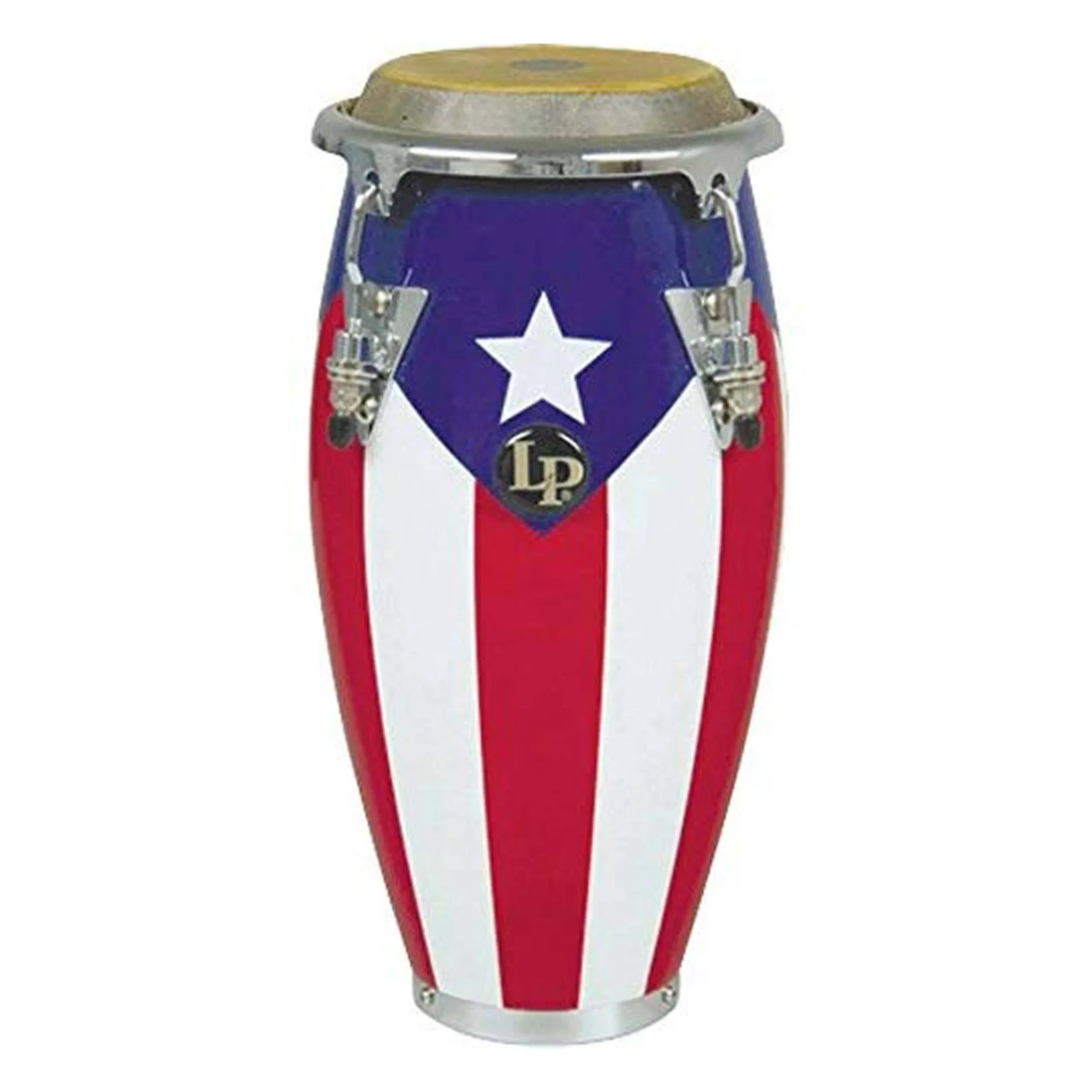 Latin Percussion LP Mini Conga 11" Tall Puerto Rico Flag