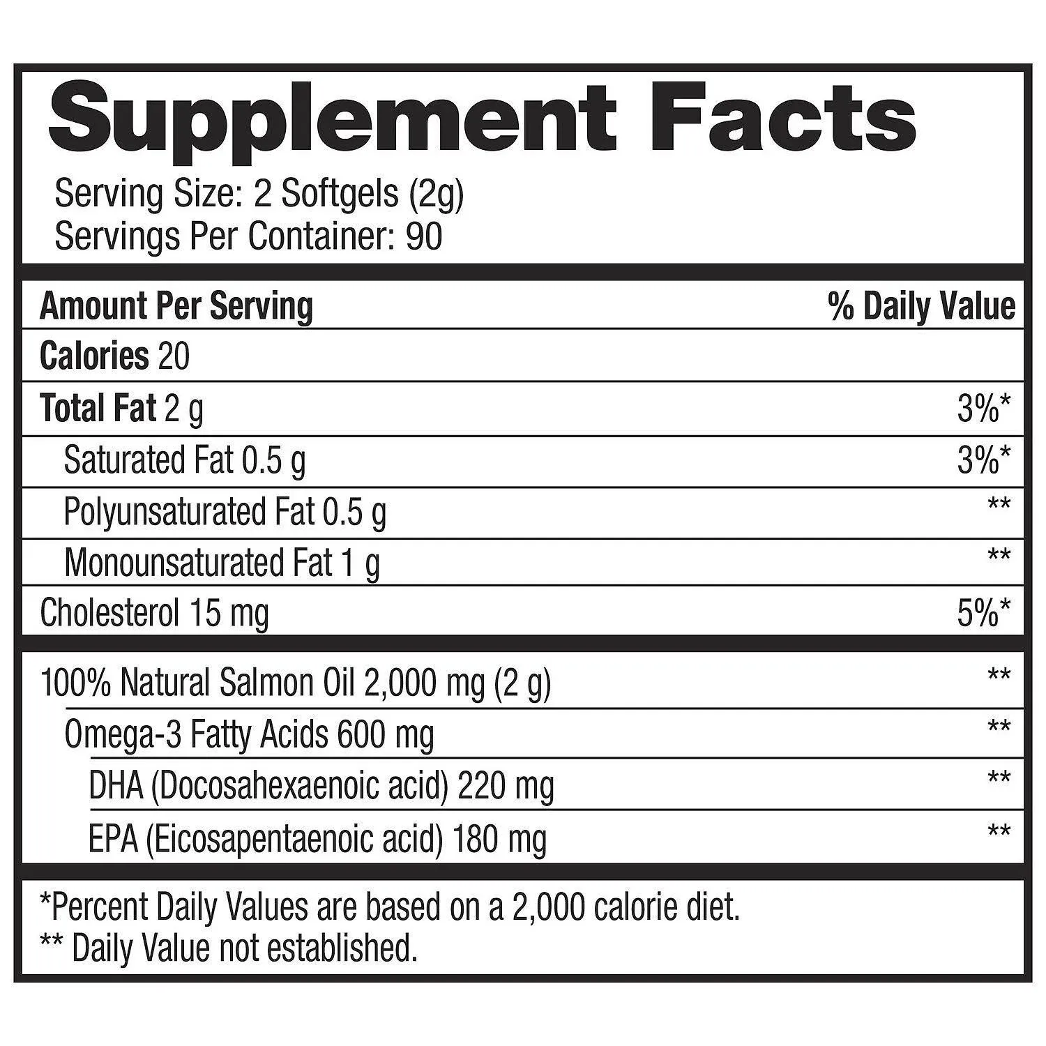 Trident Alaskan Salmon Oil, 1000mg, 180 ct.