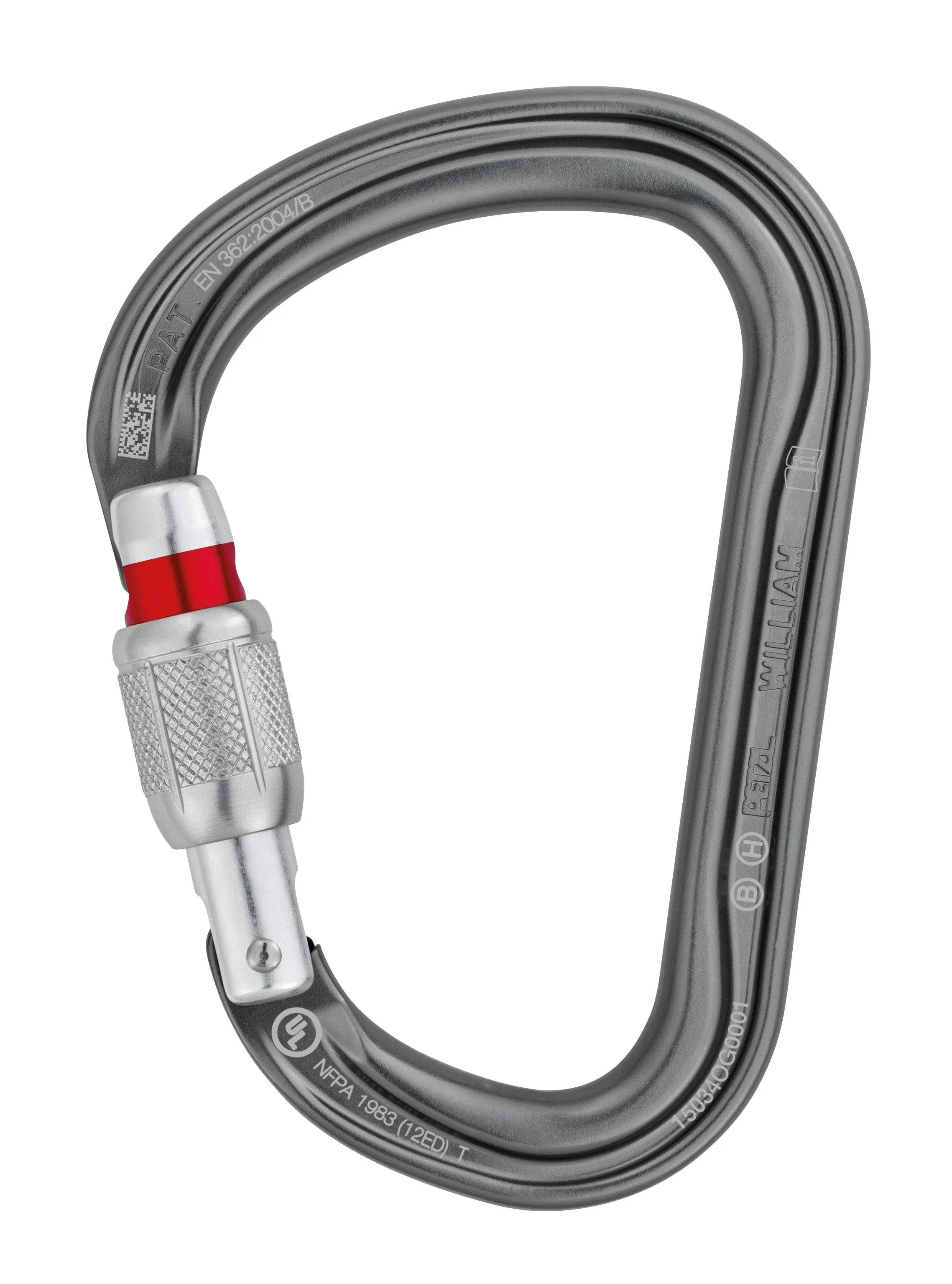 Petzl William Screw-Lock Locking Carabiner