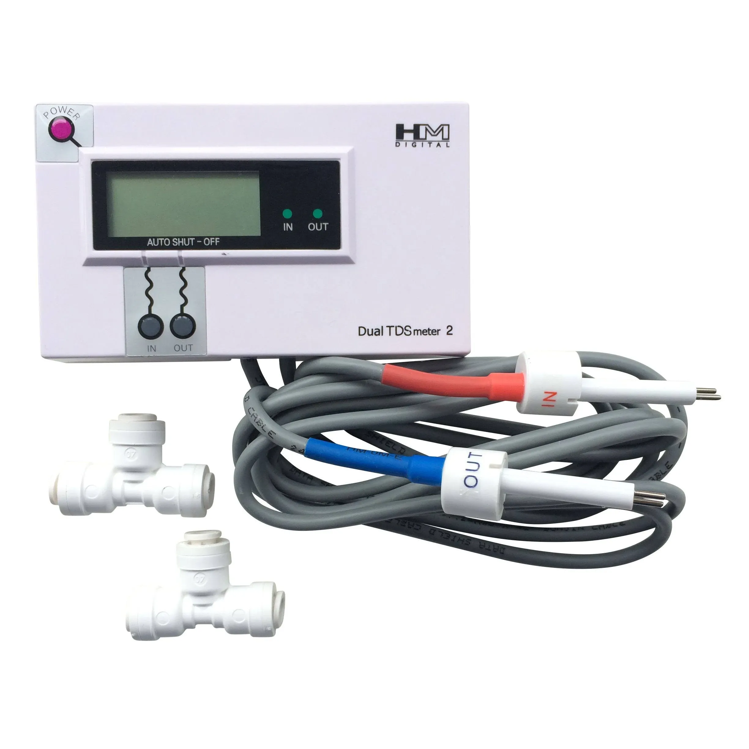 HM Digital DM-2 Dual Inline TDS Meter Monitor Commercial for RO Unit