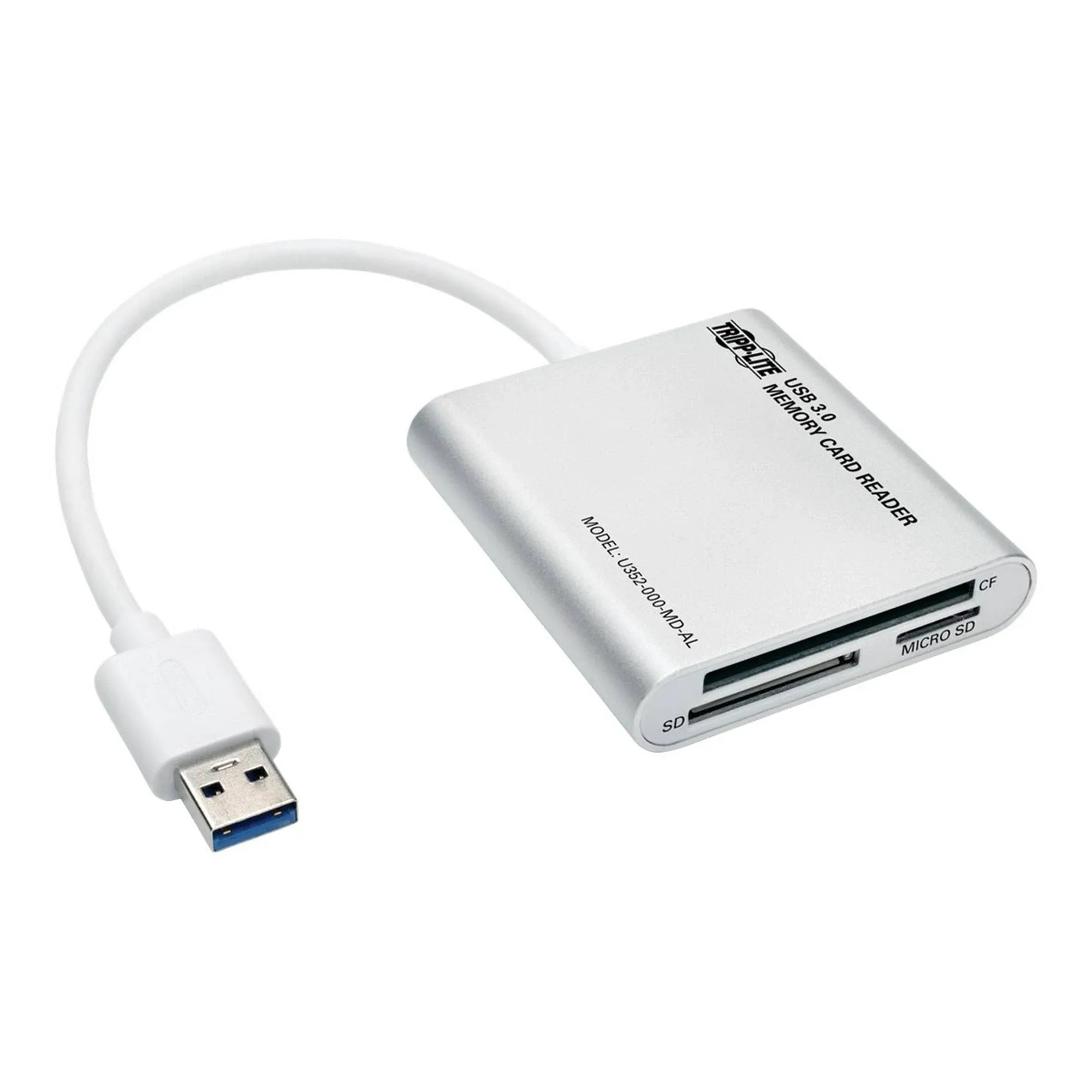 Tripp Lite U352-000-MD-AL USB 3.0 SuperSpeed Multi-Drive Memory Card Reader ...