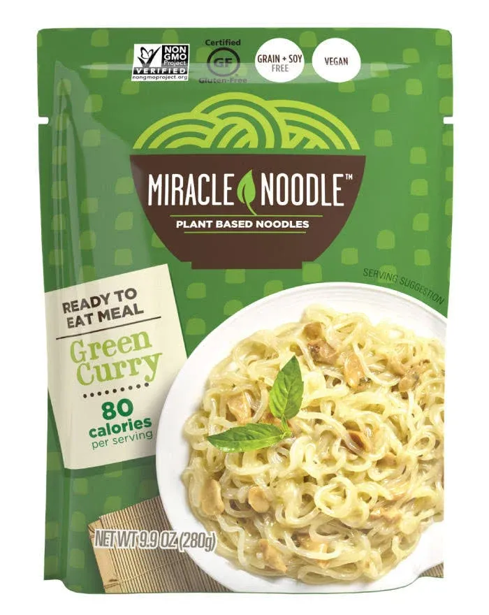 Miracle Noodle Ready-to-Eat Meal Green Curry Sauce