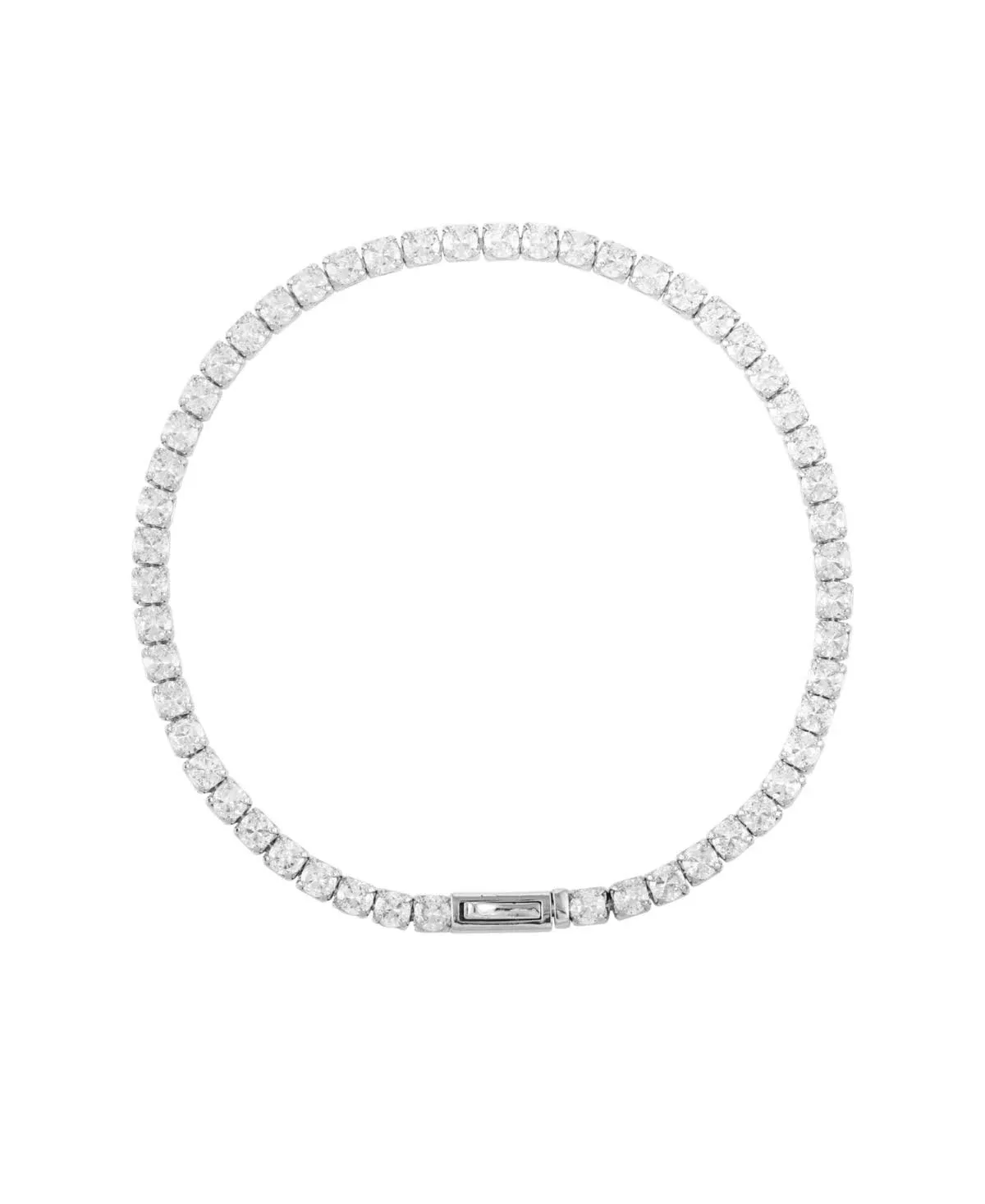 Vince Camuto Cubic Zirconia Tennis Bracelet Silver/ Crystal